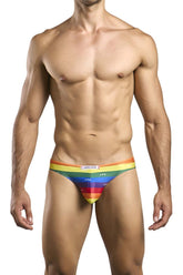 Bikini classique JUSTIN+SIMON XSJ01, drapeau de fierté couleur